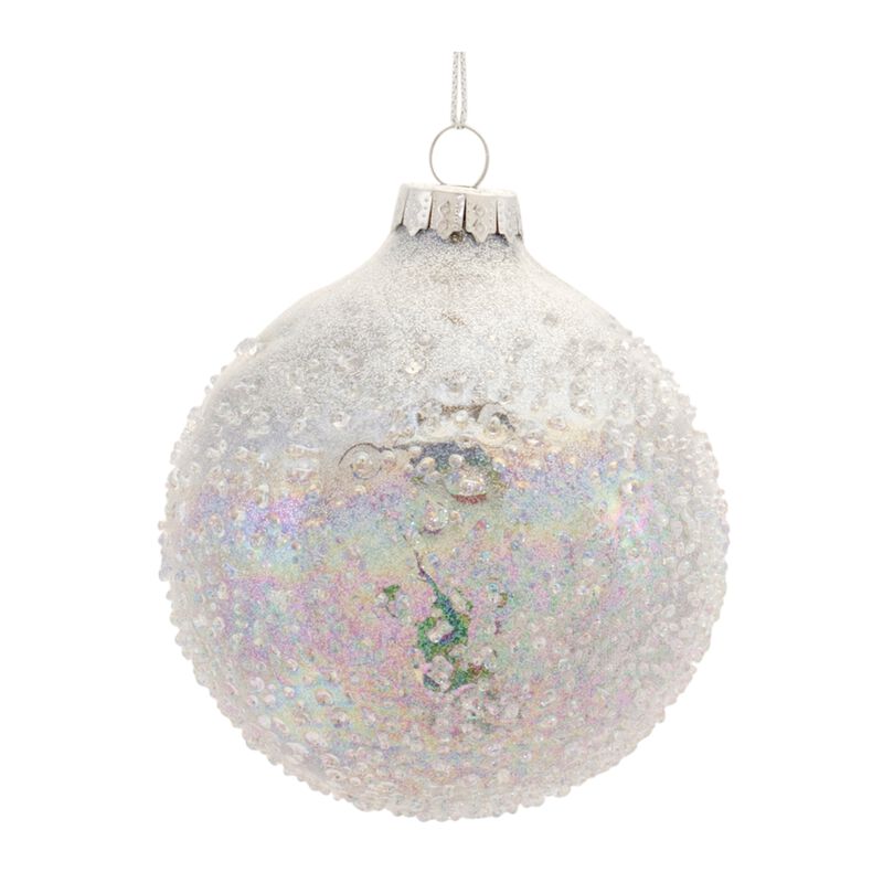 Set of 12 Glass Ball Ornaments - 3"D for Christmas Tree Styling