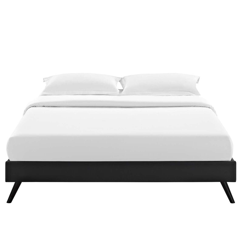 Modway - Loryn Queen Vinyl Bed Frame with Round Splayed Legs