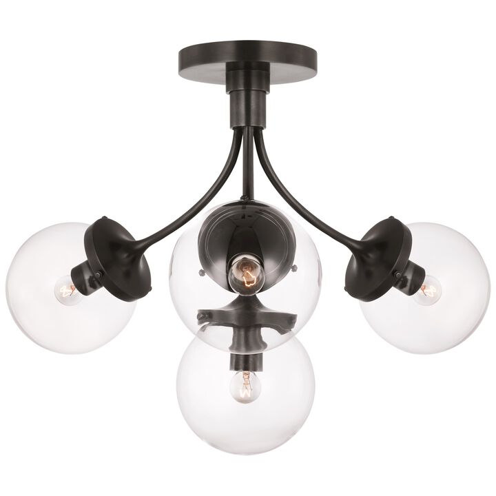 Prescott Med Semi-Flush Mount