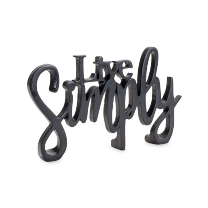 Set of 2 "Cozy and Simply" Signs – Charming Home Décor for Indoor and Outdoor Spaces