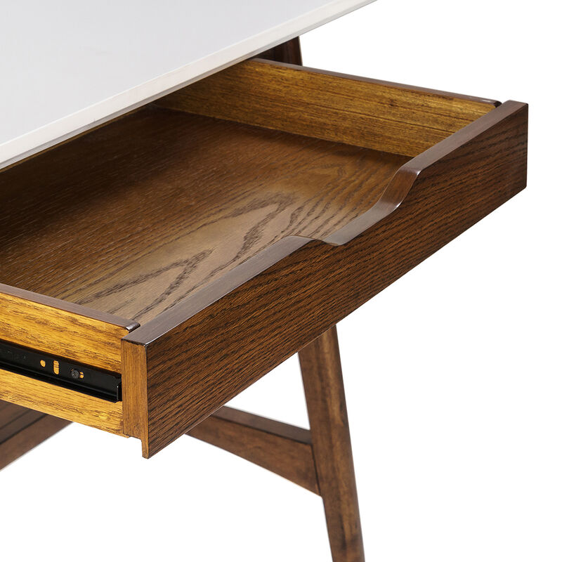 Gracie Mills Hendricks Effortless Elegance Oak Wood Desk