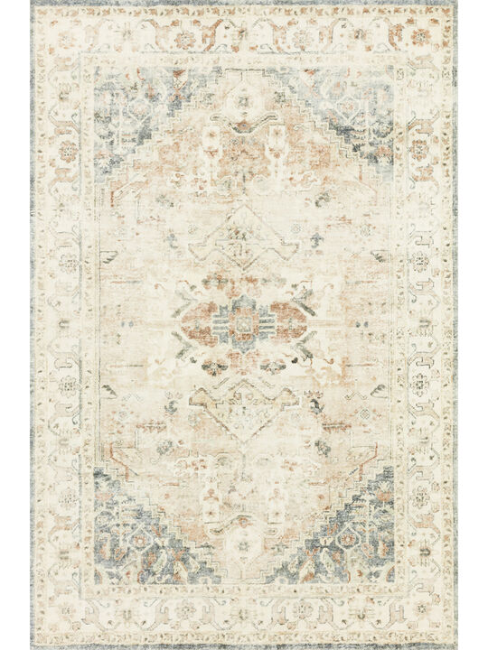 Rosette ROS06 Clay/Ivory 7'6" x 9'6" Rug