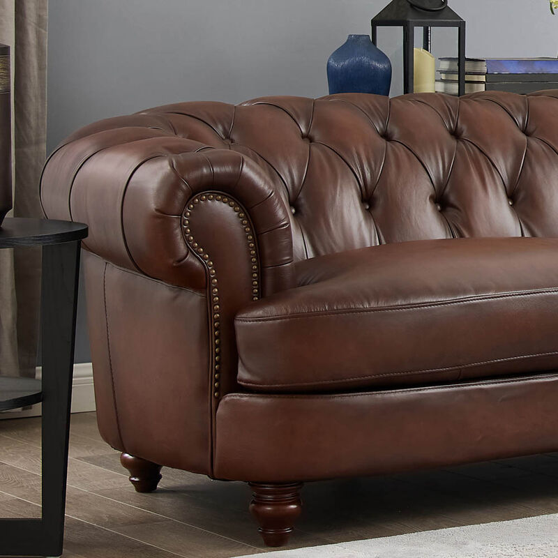 Newport Top Grain Leather Sofa