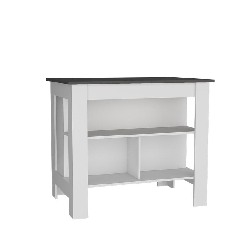 Kitchen Island Ada, Kitchen, Matt Gray / White