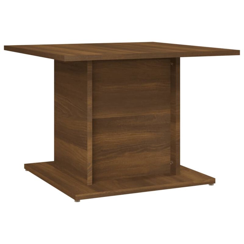 vidaXL Coffee Table Brown Oak 21.9"x21.9"x15.7" Chipboard