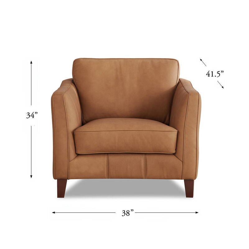 Aria Top Grain Leather Chair