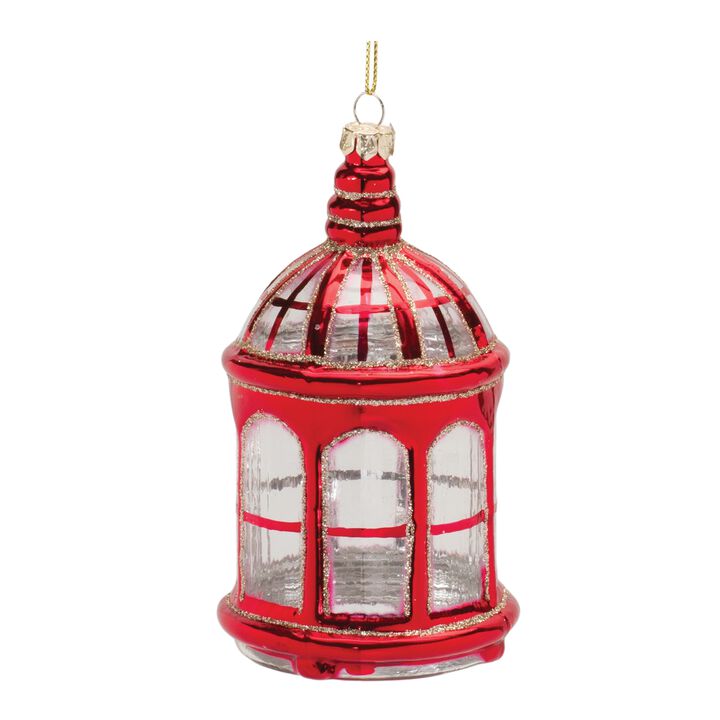 Lantern Christmas Ornament for Holiday Tree Decoration (Set of 6)