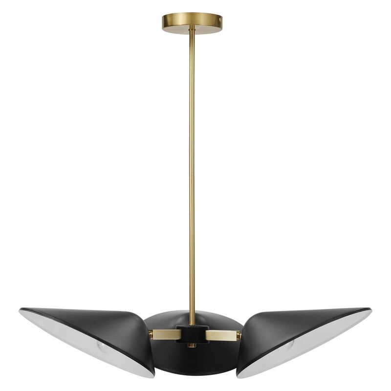Journey 3-Light 3" Arm Pendant-Benzara