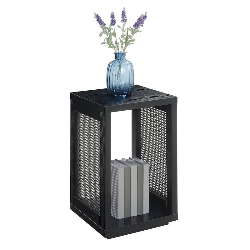 Convenience Concepts Northfield Admiral Weave End Table with Shelf