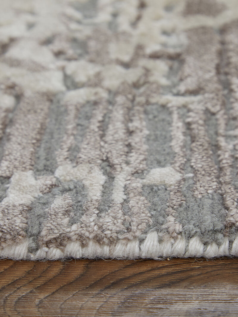 Zarah 8917F 5' x 8' Brown/Tan/Black Rug