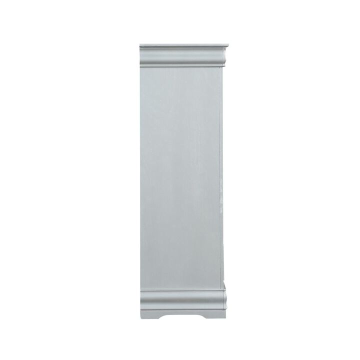 Acme Furniture Louis Philippe Chest, Platinum  (26736)