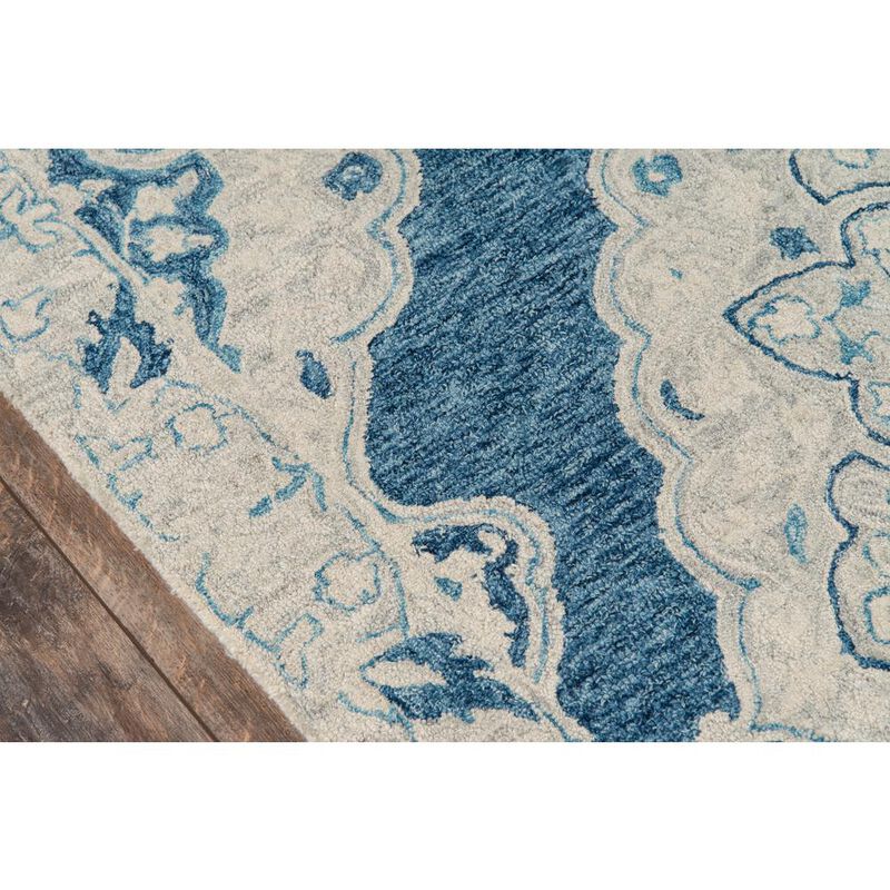 Momeni Traditional Rectangle Area Rug, Blue, 2' X 3'