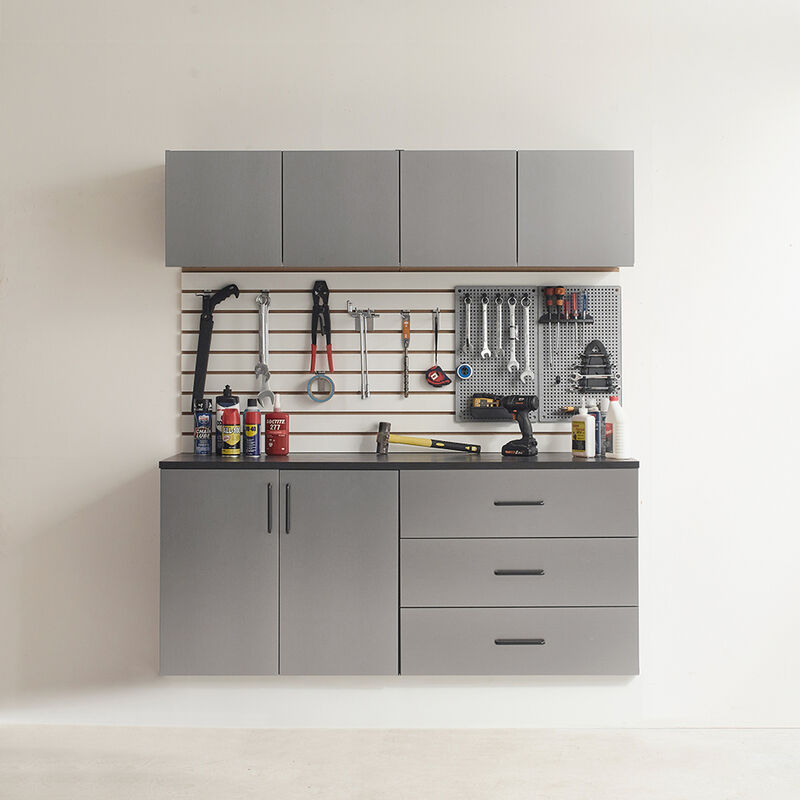 Astro Series 32 in. W x 16 in. H x 16 in. D Metal Wall Storage Cabinet