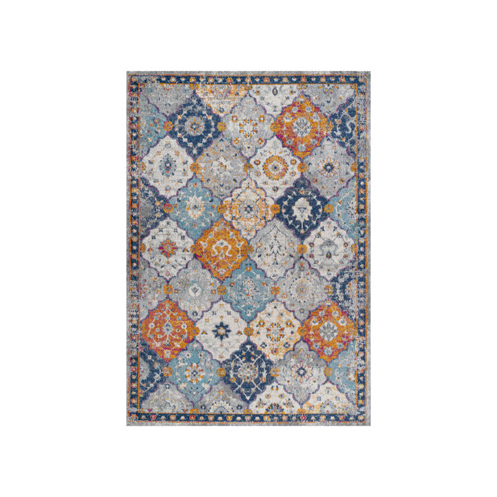Kirman Bohemian Medallion Area Rug