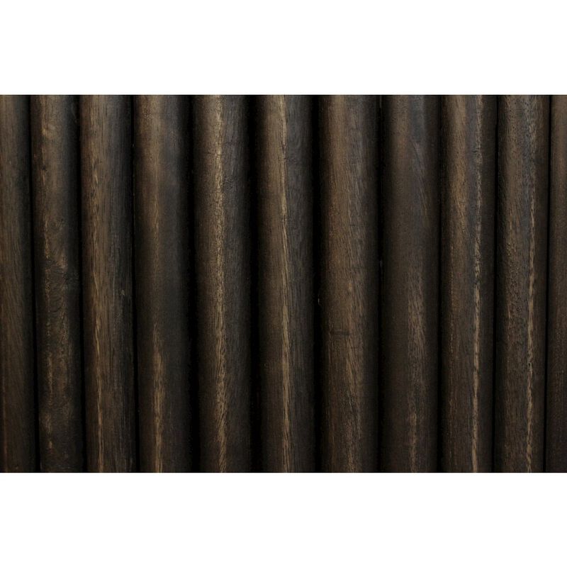 Alex Hamilton Odin End Table in Charred Ember Finish on Mango Wood