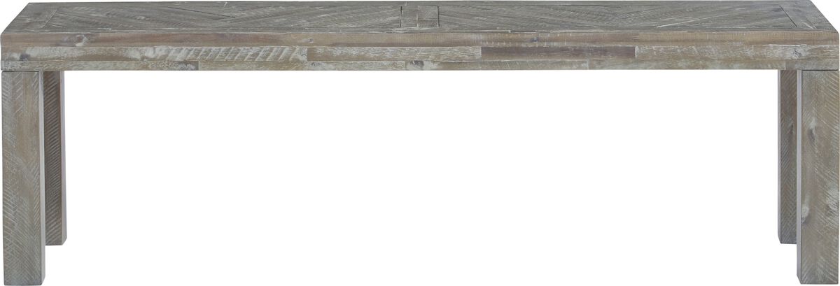 Herringbone Solid Wood Dining Bench
