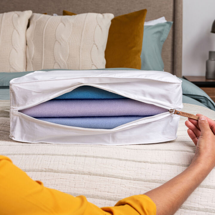 Organic Cotton Garment Storage Bag - 15" - Fits up to 4 Fine Knit Sweaters