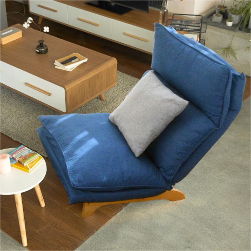 Lazy Sofa Balcony Leisure Chair Bedroom Sofa Chair Foldable Reclining Chair Leisure Single Sofa Functional Chair