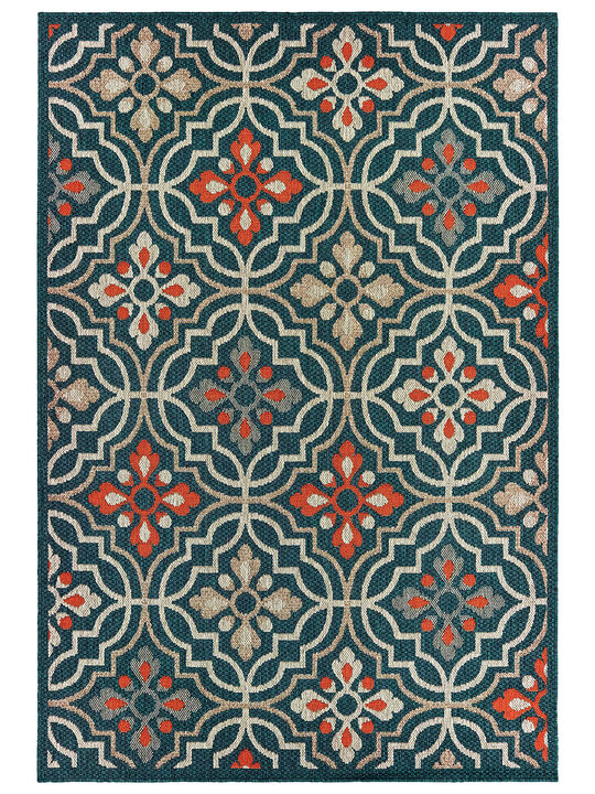 Latitude 3'3" x 5' Blue Rug
