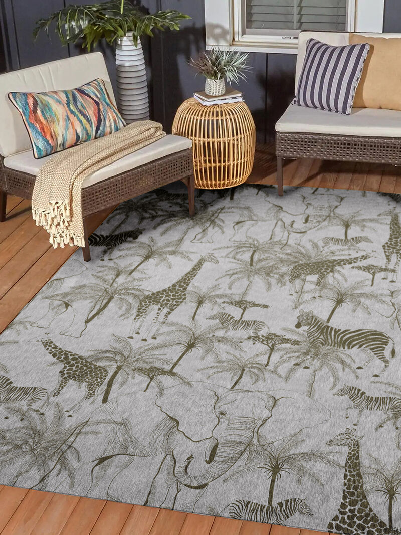 Tropics TC7 Grey 10' x 14' Rug