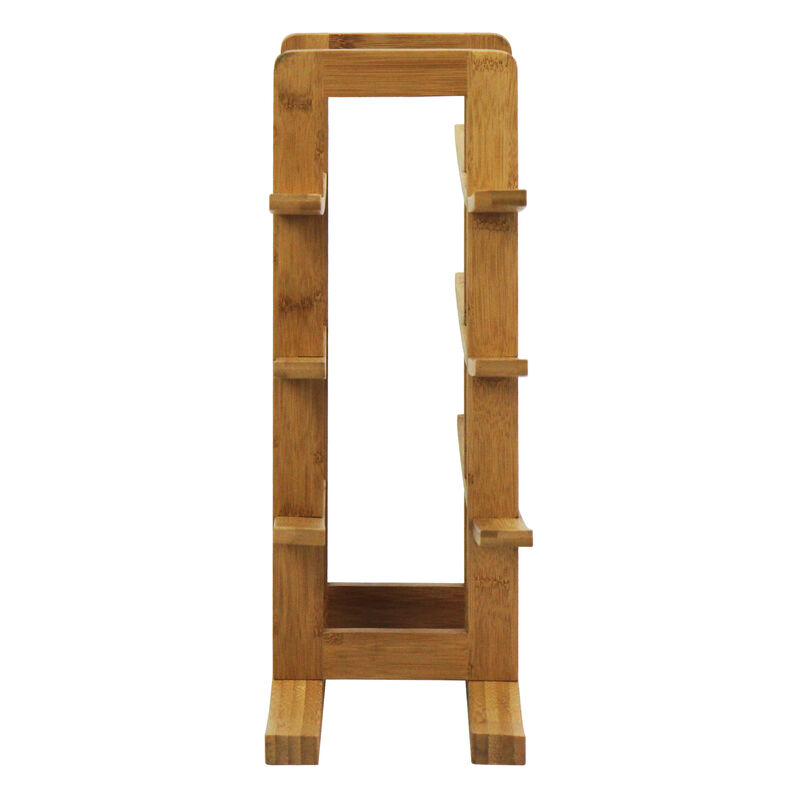 Oceanstar 12-Bottle Natural Bamboo Wine Rack