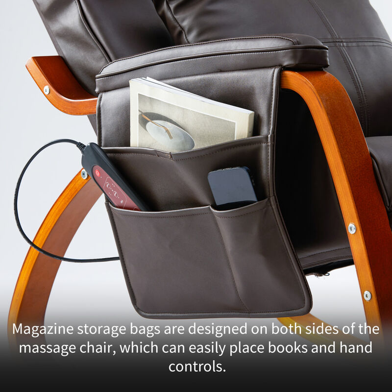 Massage Comfortable Relax Rocking Chair Brown