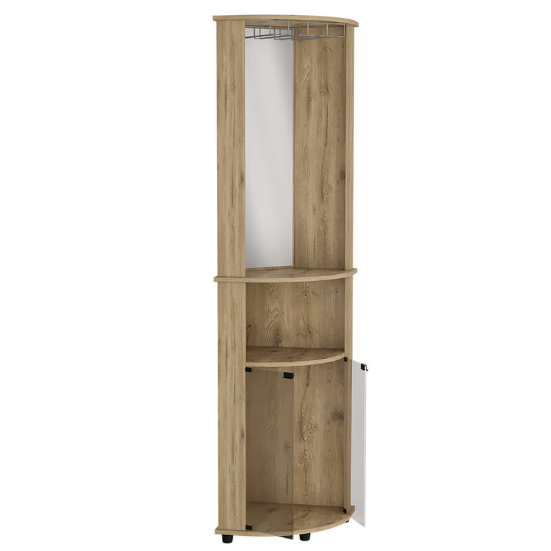 Corner Bar Cabinet Rialto, Living Room, Macadamia