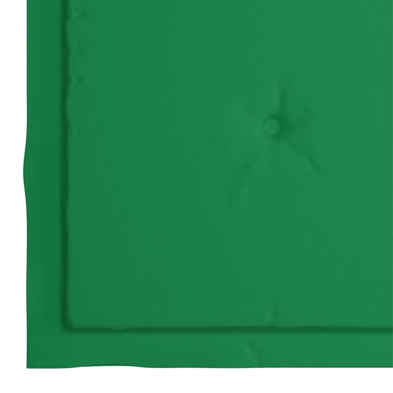 vidaXL Garden Chair Cushions 6 pcs Green 19.7"x19.7"x1.6" Fabric