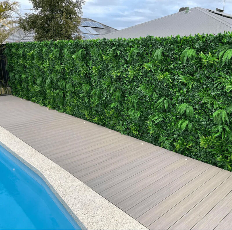 Luxury Green Tropics Artificial Living Wall / Green Wall 40" x 40" 11SQ FT Commercial Grade UV Resistant