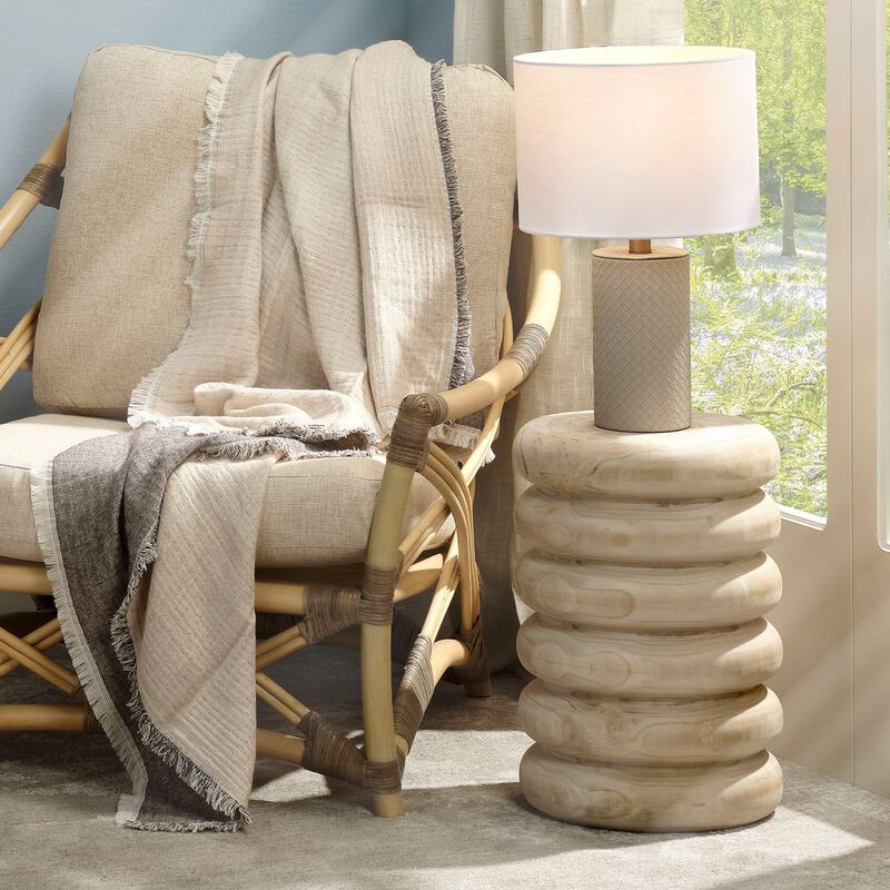 Mojave Wood Side Table