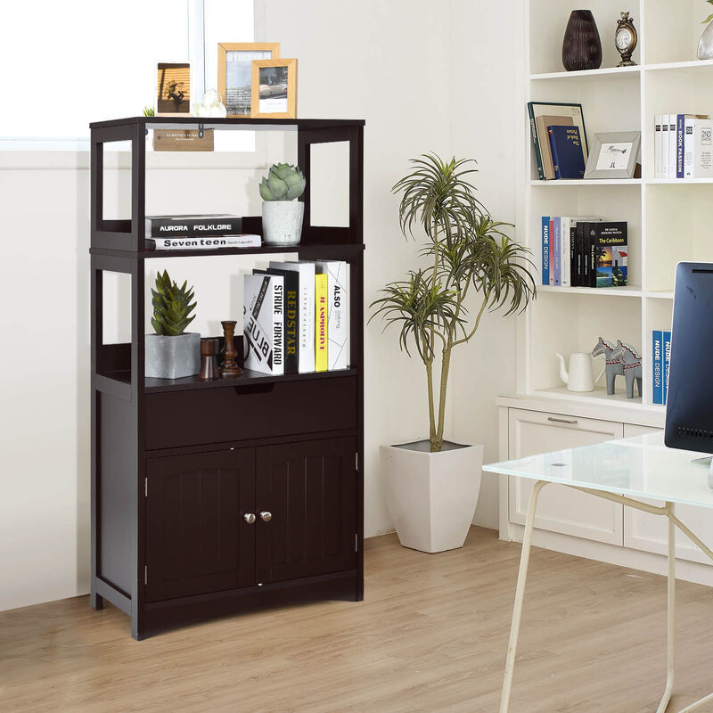 Bathroom Storage Cabinet with Drawer and Shelf Floor Cabinet