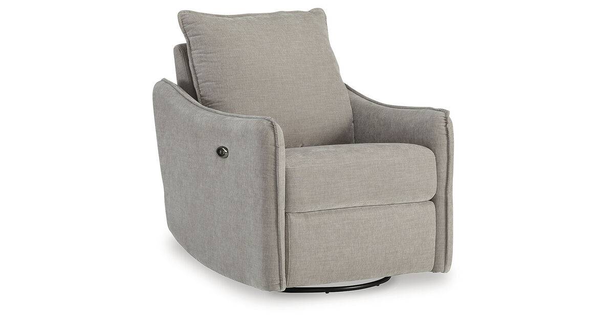 McBurg Swivel Power Recliner