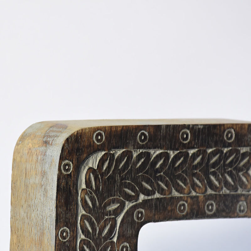 Vintage Gray Handmade Eco-Friendly "6" Numeric Number For Wall Mount & Table Top D�cor
