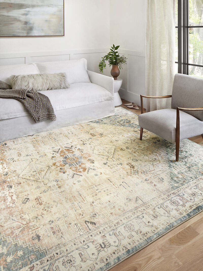 Rosette ROS06 Clay/Ivory 7'6" x 9'6" Rug