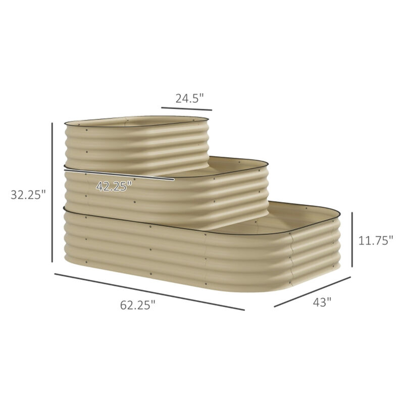 Durable Elevated Garden Bed for Easy Planting and Maintenance