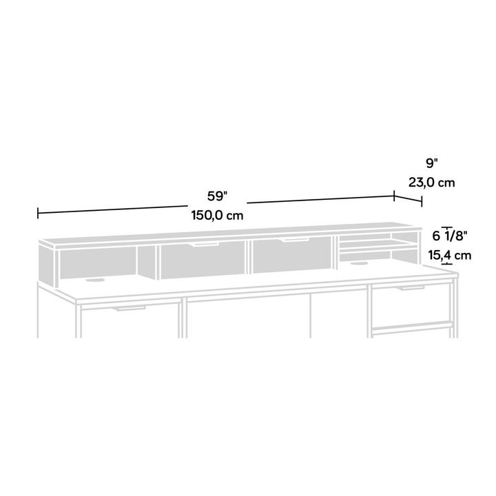 Belen Kox Grand Walnut Organizer Hutch, Belen Kox