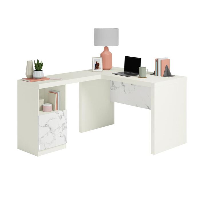 Sauder Hudson Court L-Desk Po