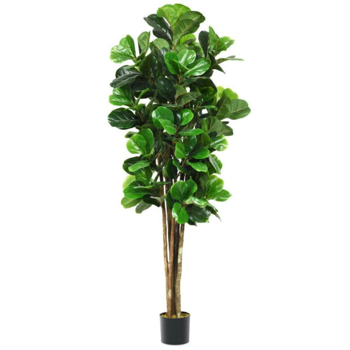 Hivvago 6-Feet Artificial Indoor-Outdoor Home Decorative Planter