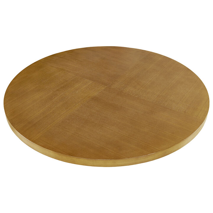 Gracie Mills Dudley Chic Dining Hub 44" Round Pedestal Dining Table