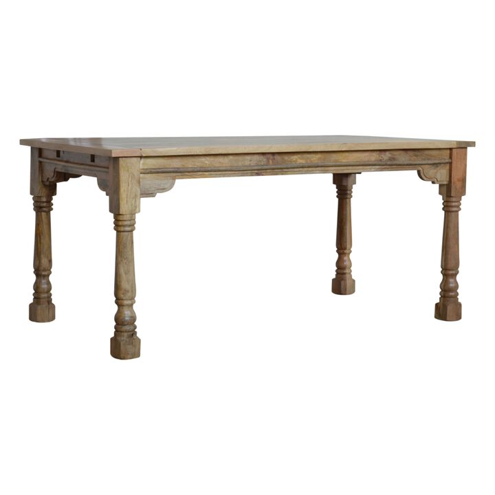 Granary Extension Solid Wood Oak-ish Dining Table