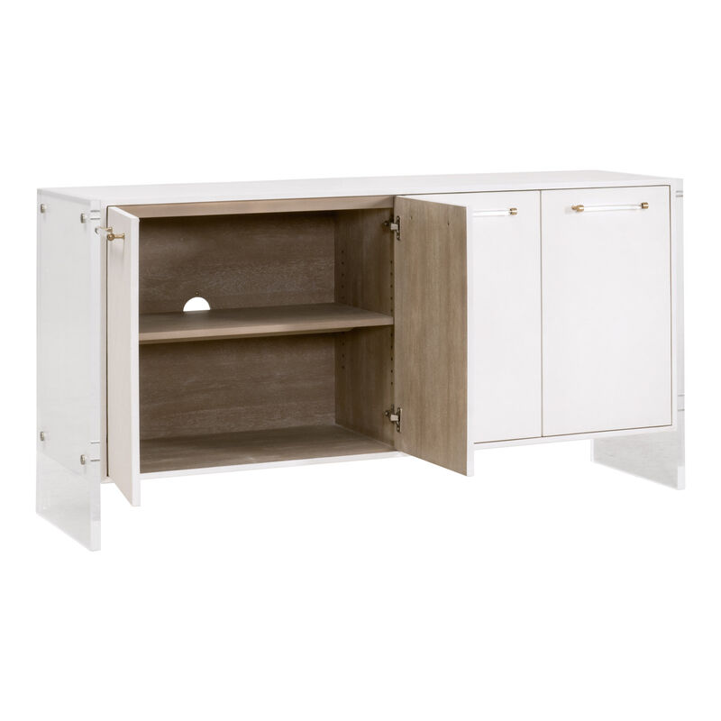 Sonia Shagreen Media Sideboard