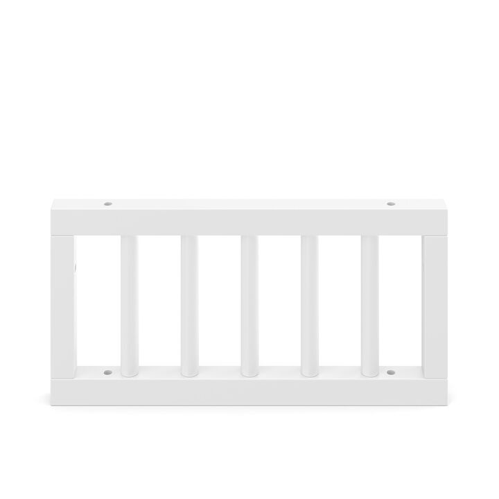 Aviary Toddler Rail with Spindles, White