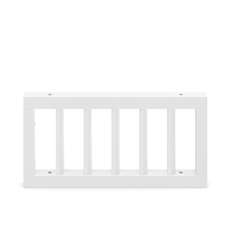 Aviary Toddler Rail with Spindles, White