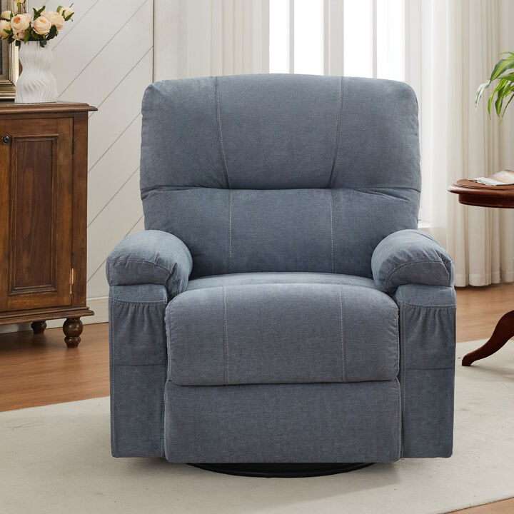 Merax 360 Degree Rotating Swing Single Sofa Chair Recliner