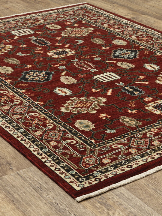 Lilihan 2' x 3' Red Rug