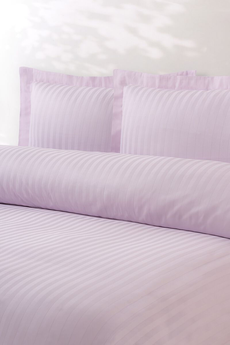 Brooks Brothers Sateen Stripe Cotton Duvet Cover Set