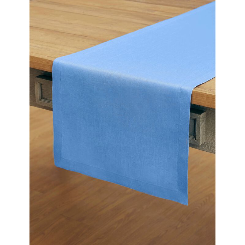 Solino Home 100% Pure Linen Table Runner | Fete for Valentine;s