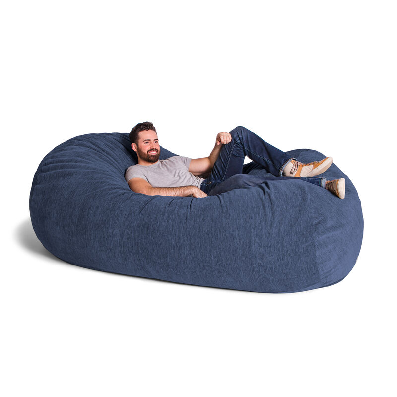 Jaxx 7 Foot Giant Bean Bag Sofa - Premium Chenille