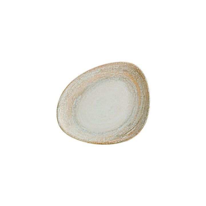 Patera 9.5" x 7.5" Organic Decorated Porcelain Plate (Set of 4)
