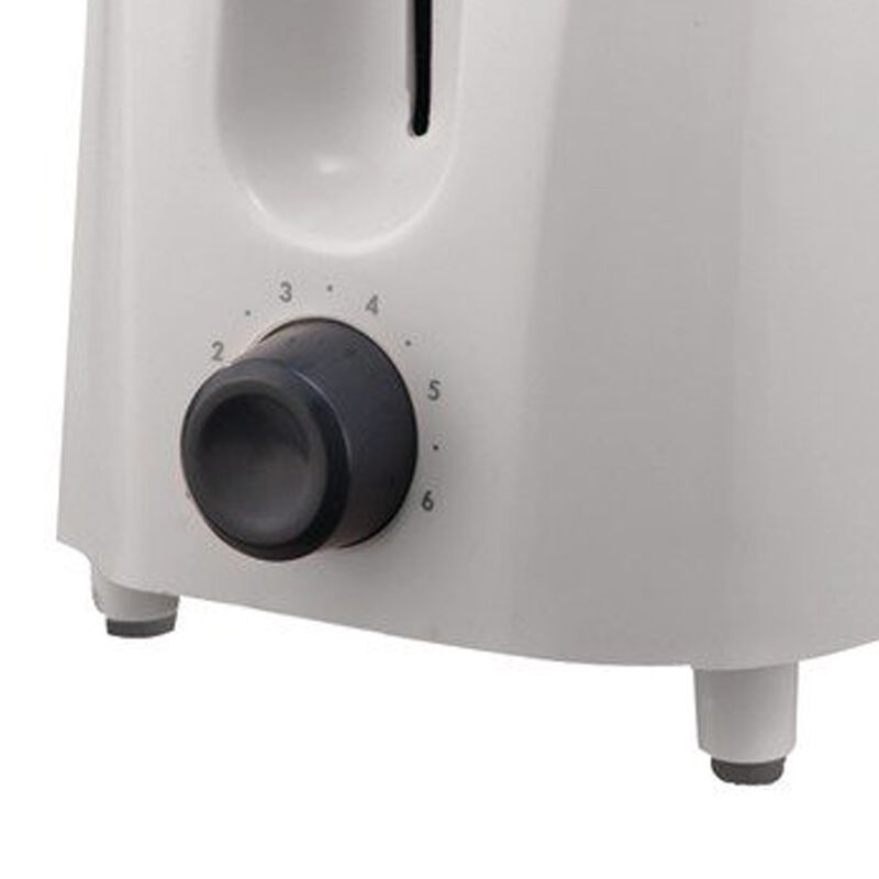Brentwood 2 Slice Cool Touch Toaster in White